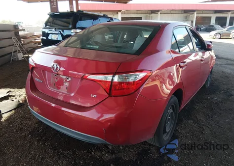 2014 Toyota Corolla Le from USA, damaged, VIN 2T1BURHEXEC125795